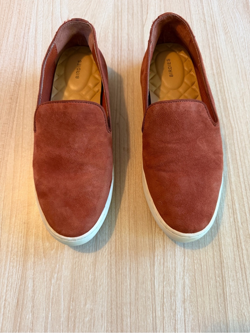 Birdies The Swift Slip-On Sneaker Suede, Size 5.5.